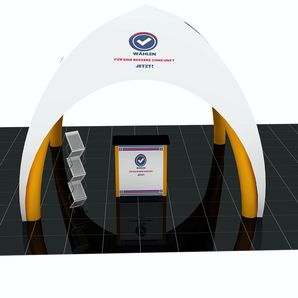 Mobiler Wahlstand Wahl Event 1 - 4x4m | X-CITE® Werbesysteme